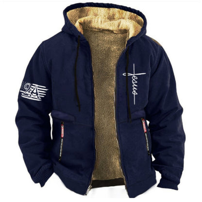 ✨【S-3XL】Stílusos férfi őszi és téli kabát könnyű bársonyból - szigetelt, könnyű és kényelmes-4134203