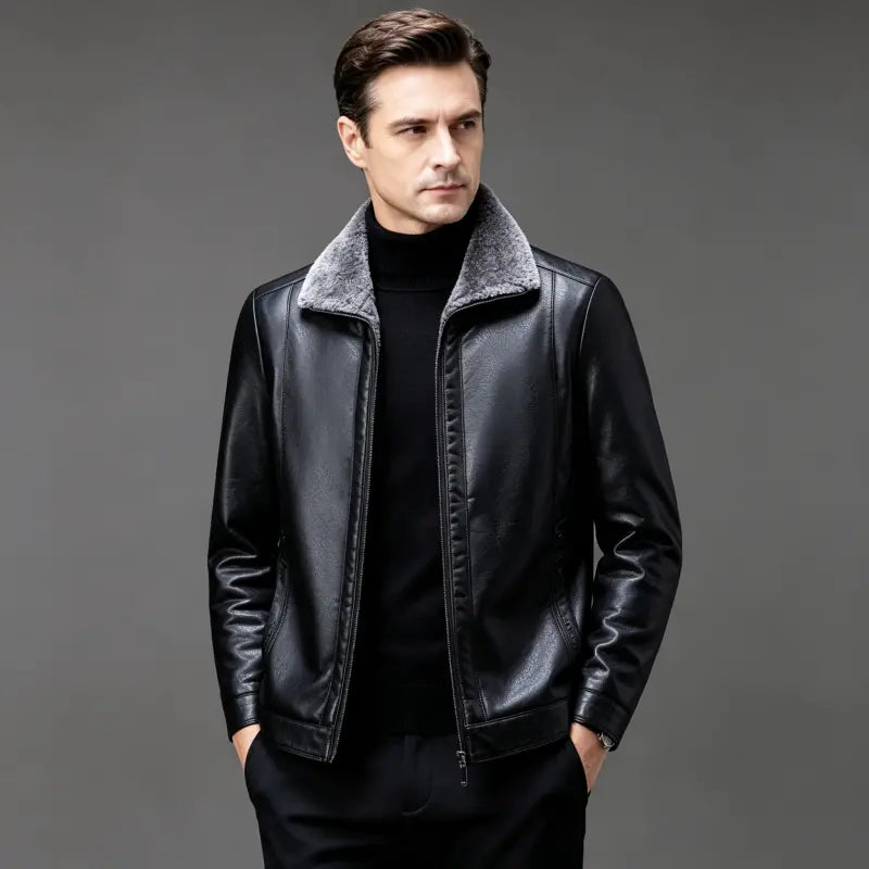 😎【Velika akcija】🔥【M–3XL】🖤Moška zimska jakna za prosti čas – mehka in topla, v slogu ovčje kože