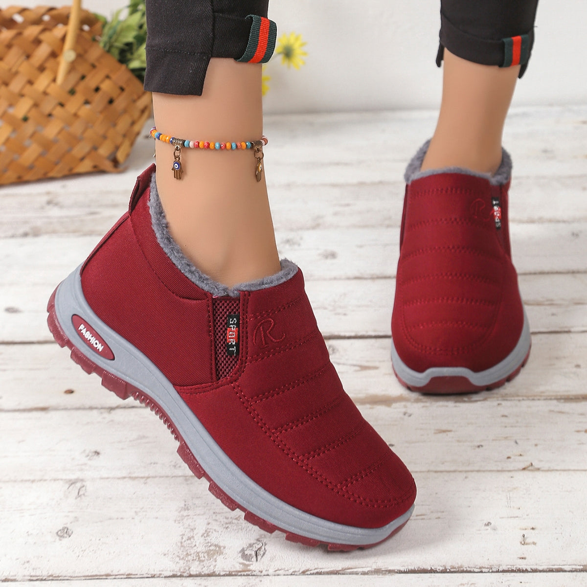🔥【35-48】Unisex χειμερινές μπότες με βελούδινη επένδυση - ζεστές, άνετες και αντιολισθητικές για κρύο καιρό. 4137777