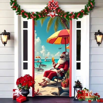 🎄 Venta anticipada de Navidad: 🎅 Decoraciones navideñas para puertas 4130249