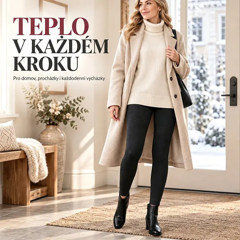 ✨🔥 2-balení【S-5XL】2026 kašmírové termo legíny s vysokým pasem na podzim a zimu