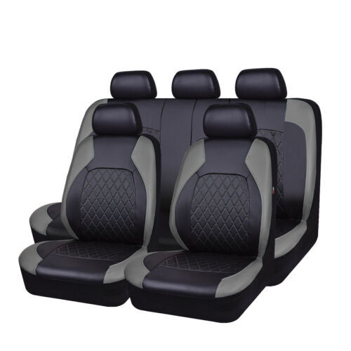 【30% zniżki】🚗🚗Uniwersalny zestaw pokrowców na siedzenia samochodowe z miękkiej skóry-3800417