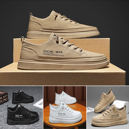 🍿【39-44】2025 wiosenne nowe buty na co dzień z miękkiej skóry bydlęcej-3923435