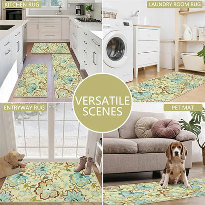 🔥 Akční bestselleru ✨ Snadno čistitelná absorpční protiskluzová rohožka pro vchod, koupelnu i kuchyň 🔥 Platba na dobírku