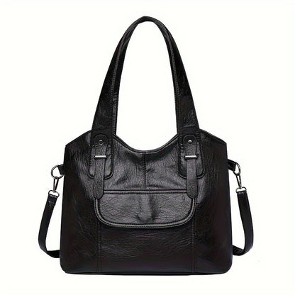 【Nowa popularna odzież damska】🎁👜Nowa modna, pojemna damska torba na ramię wykonana z prawdziwej skóry bydlęcej 4066388