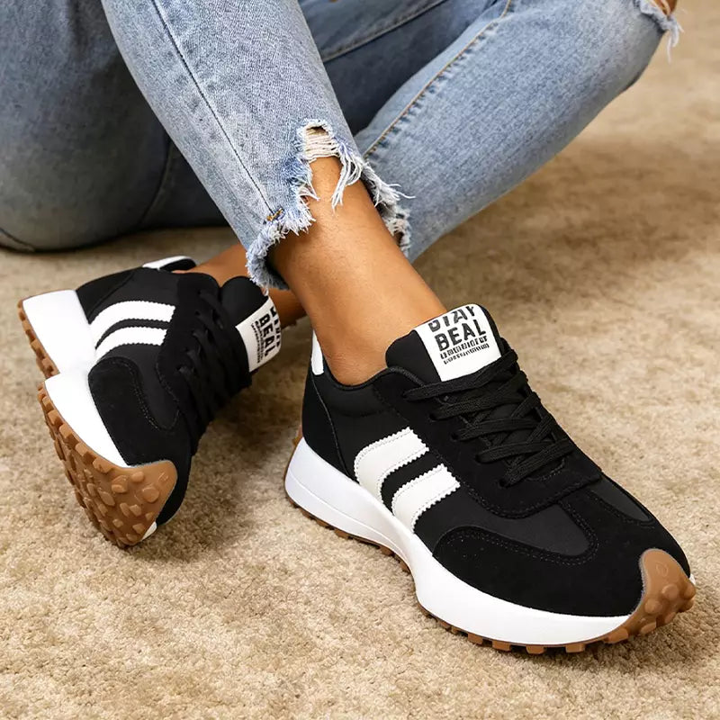 Hétköznapi vastag talpú sportcipő – retro stílus, könnyed léptek, egész napos maximális kényelem! 👟✨