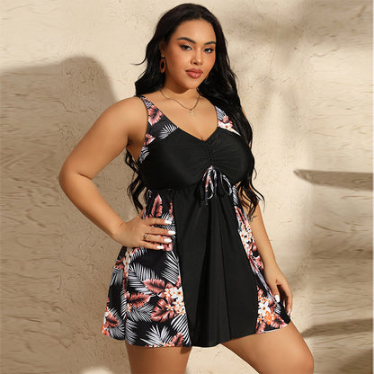 🏖️🏝️✨️【L-5XL】Dwuczęściowy kostium kąpielowy plus size dla kobiet｜Wyszczupla i maskuje brzuch｜Wygodny i elastyczny｜Dostępny w różnych wzorach