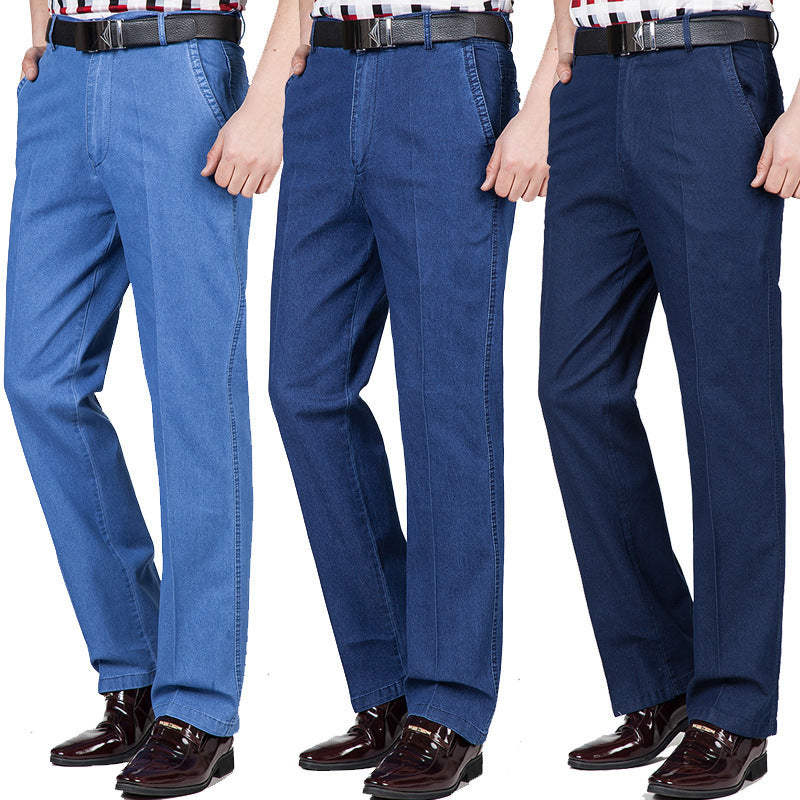 👖👖 【50% KEDVEZMÉNY】2026 Új Férfi Magas Derekú Farmer Plus Size