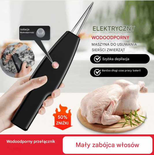 【🔥Gorąca wyprzedaż】🐓🦆【Kup 1, 1 dostaniesz gratis】🐓🦆Urządzenie elektryczne do szybkiego usuwania sierści dla ptaków-3994661
