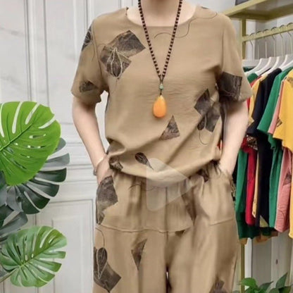 🔥1 zestaw 2 sztuk za jedyne 129 zł🔥🌸2-częściowy zestaw [XL-5XL] Modna damska odzież domowa-3713802
