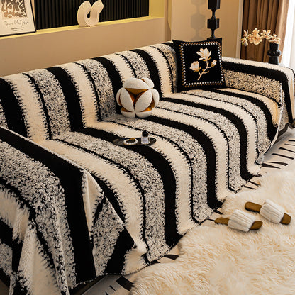 🛋️Oferta specjalna: 🎉Miękkie i antypoślizgowe pluszowe pokrowce na sofę🍂【180*130cm】 4198447