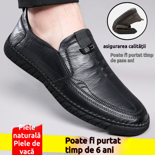 [39-44]👞 Buty męskie z miękkiej skóry naturalnej - Pełen komfort dla dojrzałych mężczyzn