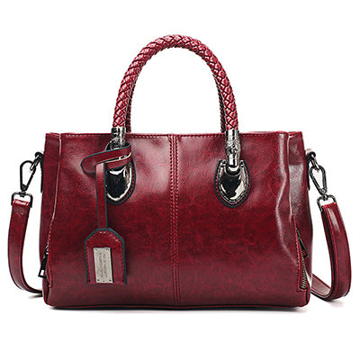 【Nowa popularna odzież damska】👜Torebka damska retro Boston ze skóry, miękka skórzana torebka, można nosić na jednym ramieniu