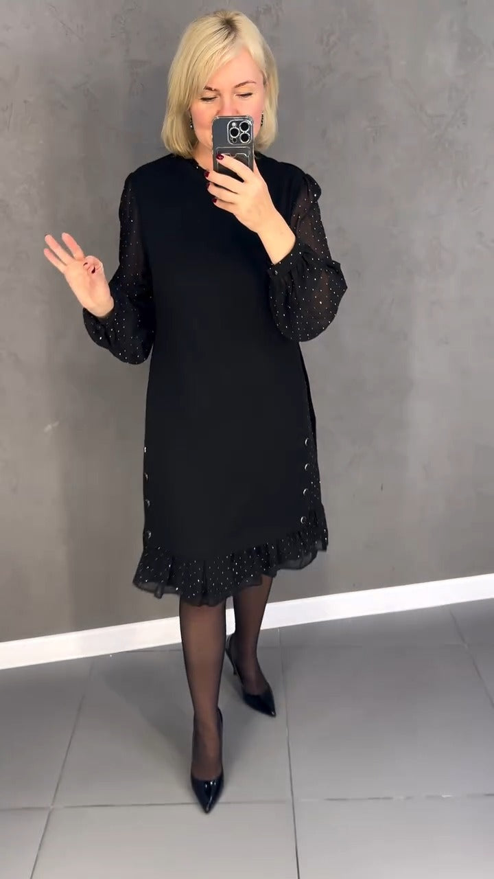 💖💖【S-5XL】🍁🍂Wysokiej jakości stylowa sukienka w nowym stylu na jesień i zimę-3808348