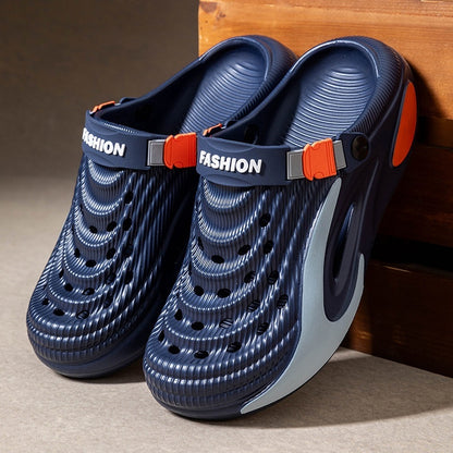 👟 Sleva 50 % 🌬️ Pánské univerzální sandály s tlustou podrážkou z EVA: protiskluzové, super lehké a prodyšné, ideální na pláž, sport i každodenní nošení 🏃‍♂️