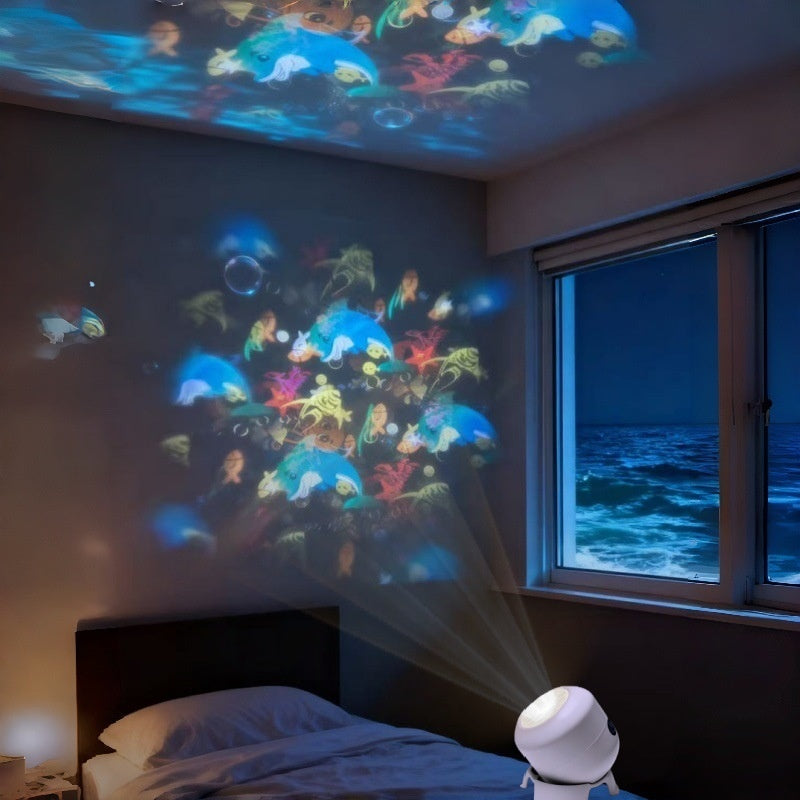Dynamický rotující LED reflektor