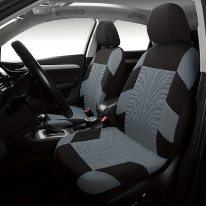 🚗🚗【Oferta ograniczona czasowo】2025 nowy modny uniwersalny miękki skórzany zestaw pokrowców na siedzenia samochodowe-3995062