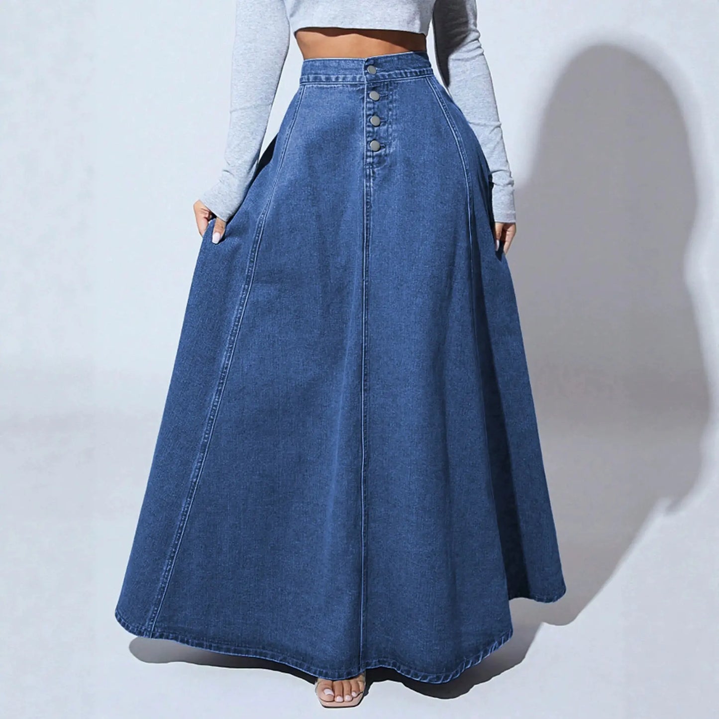 💕 Poslední den – sleva 50 %【XS–2XL】Dámská džínová sukně
