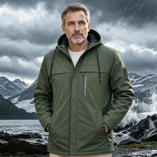 ⏳ Poslední den – sleva 50 % 🔥【60–100 kg】Pánská podzimní a zimní bunda ve větších velikostech, kvalitní zateplená bunda s fleecovou podšívkou