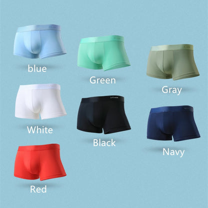 🎉L-4XL🩲 (7 ks) Pánské prodyšné boxerky z ledového hedvábí