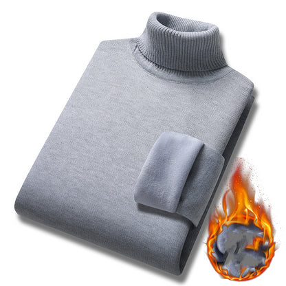 【🔥M-4XL】 2024 w nowym stylu, lekki, luksusowy męski sweter z golfem, kaszmirowy sweter biznesowy na co dzień-3810652