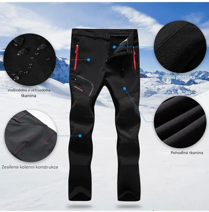 🏃‍♂️👖【S–5XL】2026 Nové pánské outdoorové kalhoty na podzim a zimu - teplé, fleecové, nepromokavé a větruodolné