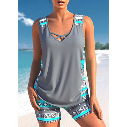 🏖️ Poslední den s 50% slevou【S-5XL】Nové lehké plavky s módním potiskem, rychleschnoucí materiál, prodyšné a pohodlné.🌊👙