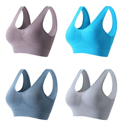 sleva 50 % 【4 položky】【S-5XL】Sexy push-up podprsenka bez kostic a pro větší velikosti