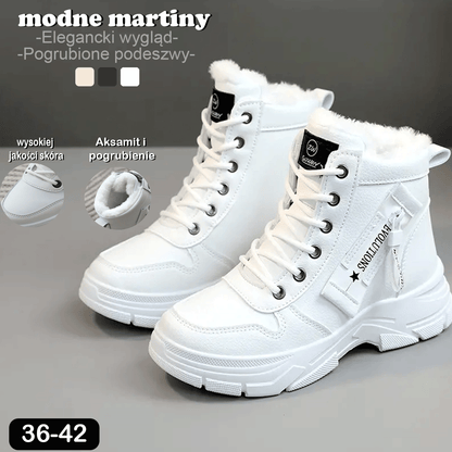 🔥【50% ZNIŻKI】🥰🥰【35-45】Zimowe damskie buty śniegowe zapinane z boku na zamek-3855151