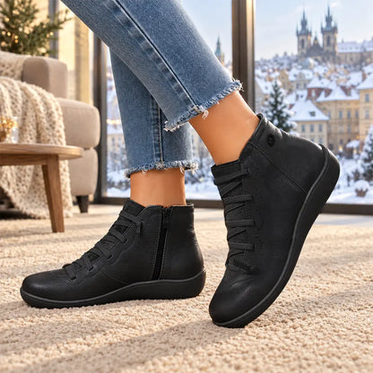 😍 Utolsó nap – féláron! 🥾【35–43-as méret】Új női hétköznapi bokacsizma ✅ Ingyenes szállítás