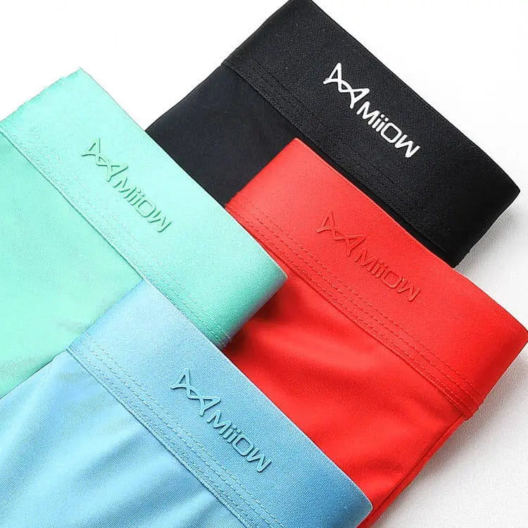 🎉L-4XL🩲 (7 ks) Pánské prodyšné boxerky z ledového hedvábí