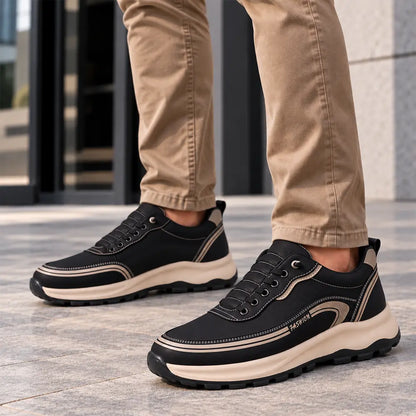 💧👞 [39-45]Športni čevlji iz usnja, odpornega na vodo in umazanijo, z mehkimi podplati za maksimalno udobje