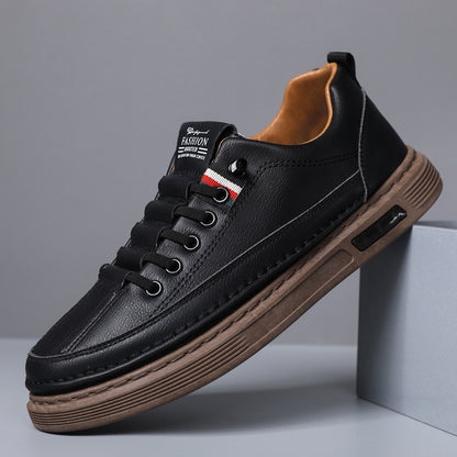 【39-44】2025 Buty męskie wykonane z wysokiej jakości skóry, swobodne i wygodne-3915874