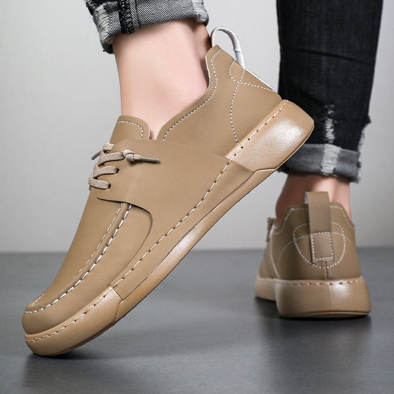 【39-46】2025 Męskie modne buty casualowe w stylu retro antypoślizgowe