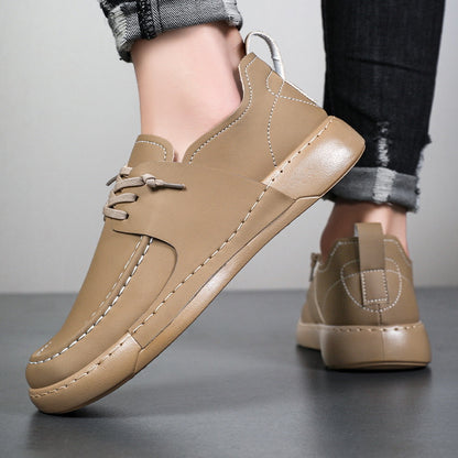 【39-46】2025 Męskie modne buty casualowe w stylu retro antypoślizgowe