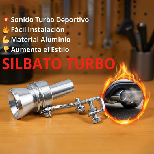 Silbato de escape con sonido turbo – Metal duradero y llamativo