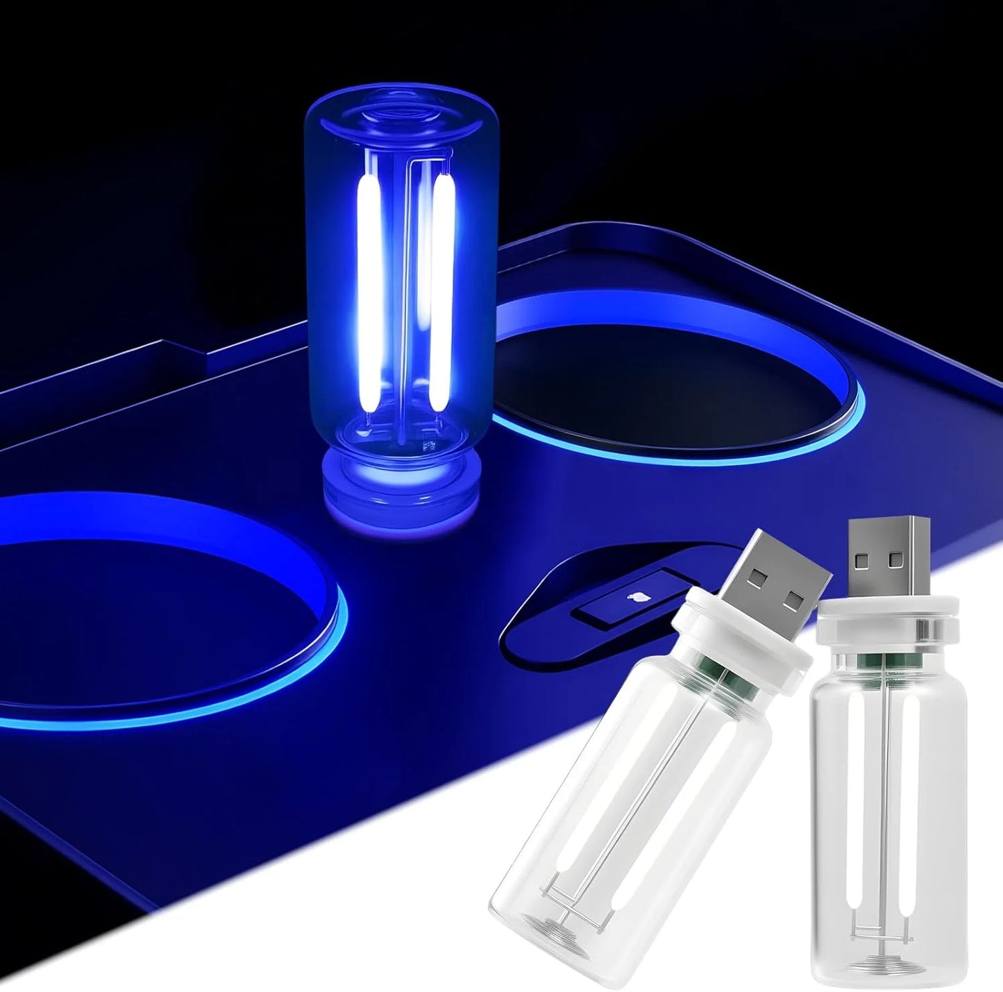 【50% ZNIŻKI!】【Kup 1, a 2 dostaniesz gratis】Lampka nocna do samochodu z USB-4194224