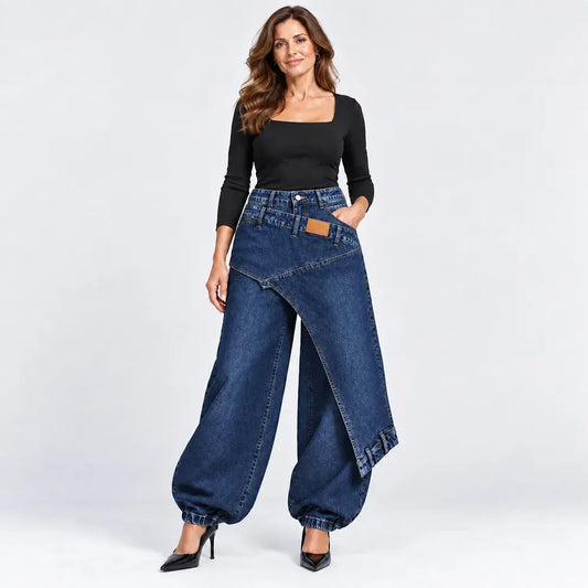 ✨👖【XS-3XL】Modne in udobne kavbojke s širokimi hlačnicami 💞