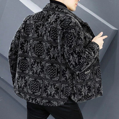 【💥Wyprzedaż】😎【M-4XL】🧥Modna męska kurtka z aksamitu i grubego materiału na jesień i zimę, ciepła i wygodna 4170868