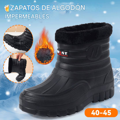♥️♥️【Nuevo】Zapatos de exterior cálidos e impermeables y botas de nieve forradas de felpa 4164852