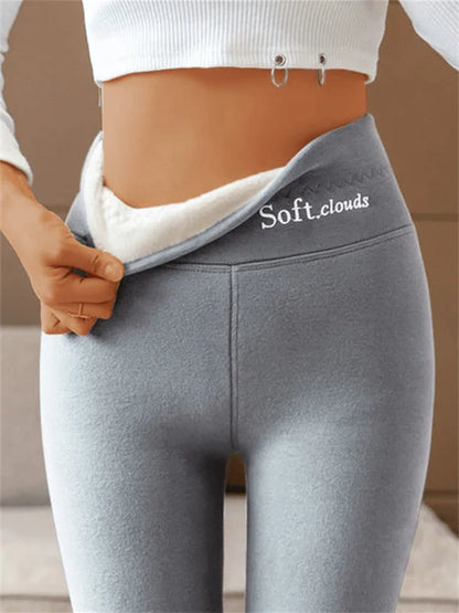🔥🔥Kup jeden, drugi dostaniesz gratis🔥🔥[S-5XL] 2024 Kaszmirowe legginsy termiczne z wysokim stanem na jesień i zimę, można nosić na zewnątrz