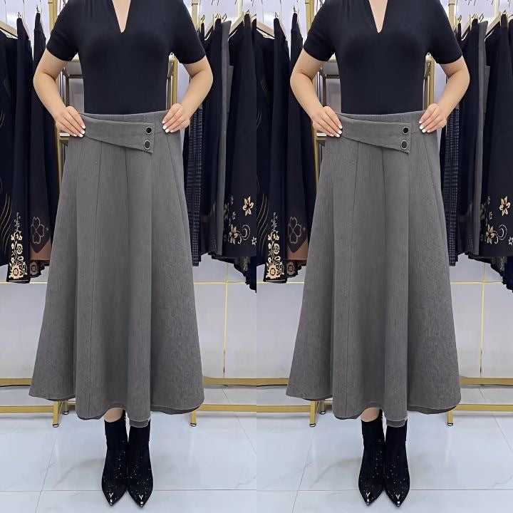 ⏳ Poslední den – sleva 50 % 🎀【S–4XL】Dámská podzimní/zimní midi sukně