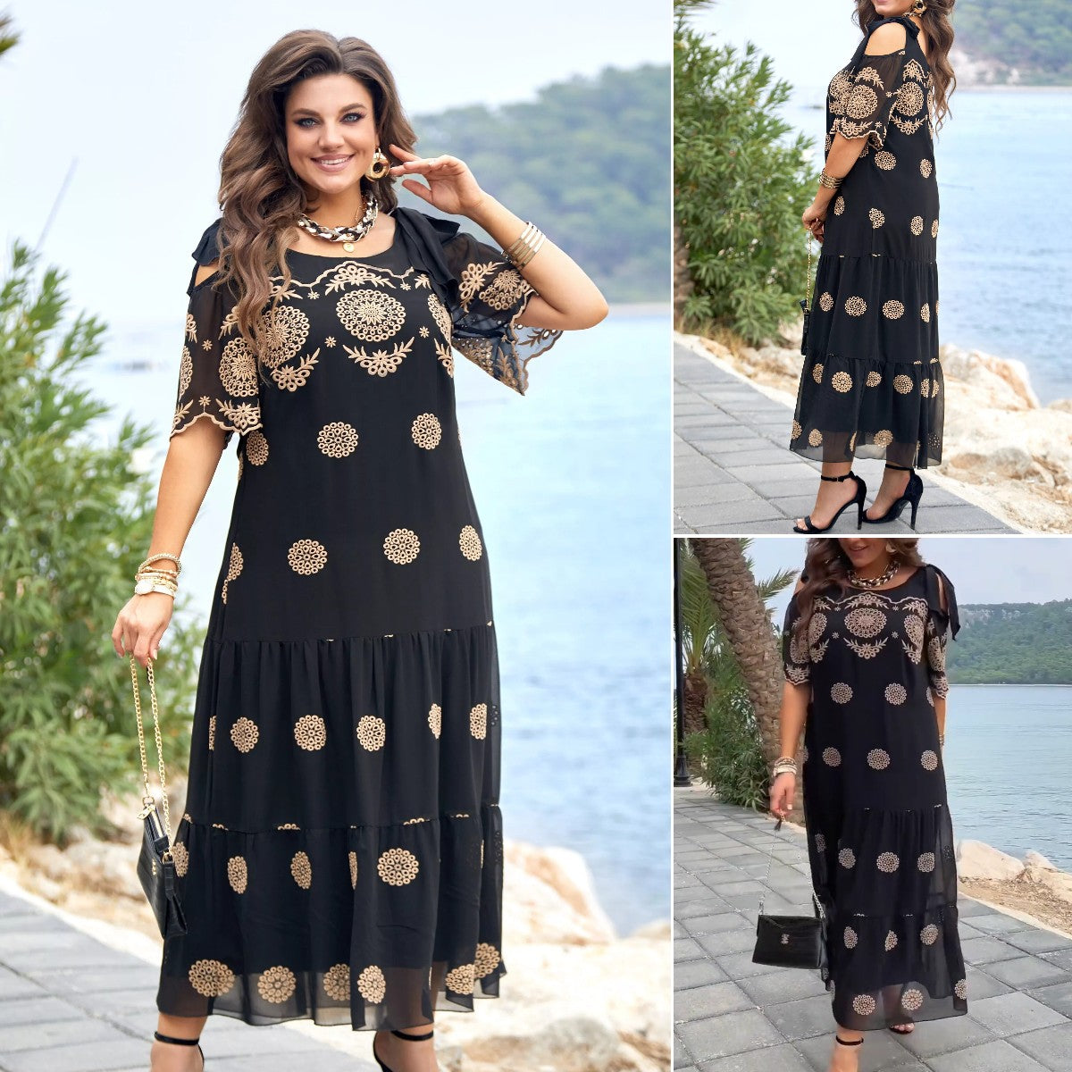 【S-5XL】🥰2024 nowa elegancka sukienka, wygodna i wysokiej jakości-3593912