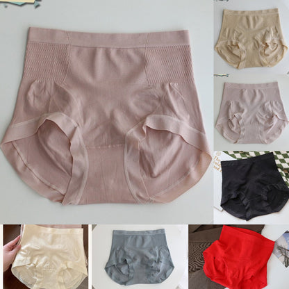 💕【7 ks】💕【40–90 kg】💕Nové dámské bezešvé stahovací kalhotky s vysokým pasem a pružným materiálem. Modalová tkanina je pohodlná, prodyšná a příjemná na nošení.