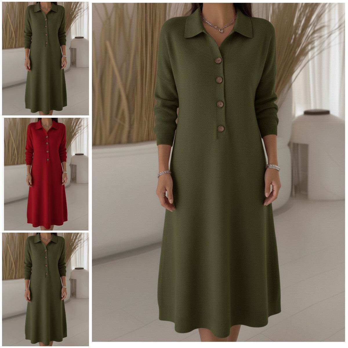 ✨ Tejido de alta calidad [S-3XL] 👗 Vestidos de moda para la temporada 4179555