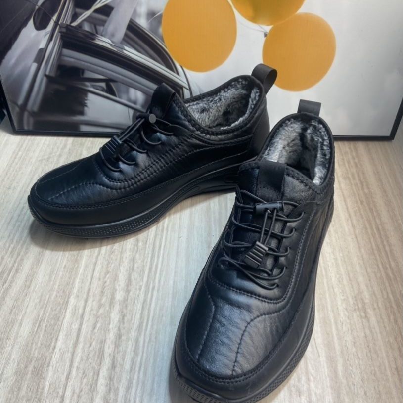 🔥【39-44】👞wyściełane polarem, ciepłe, sportowe, codzienne buty męskie z bawełny 4195215