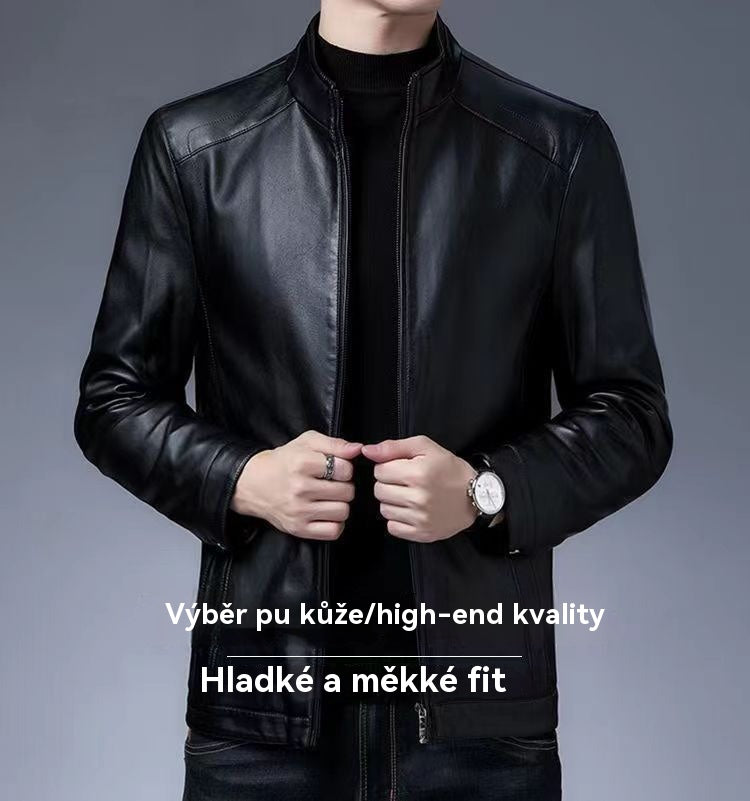 Nowa jesienno-zimowa gruba kurtka z owczej skóry (M-3XL) 4187104