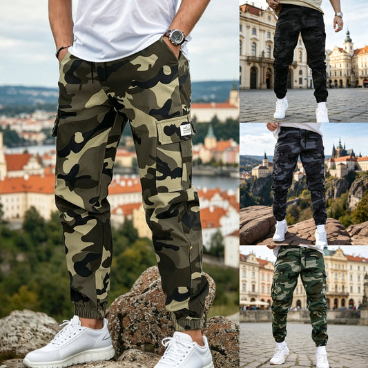 【XXS-3XL】🛠️ SLEVA 50 %! 👖 Odolné taktické pracovní kalhoty – směs nylonu a bavlny, mnoho funkčních kapes, ideální pro práci venku 🌲