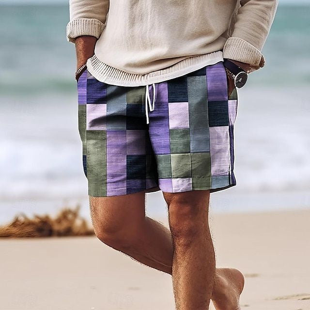🔥 (S-6XL)【Letní výprodej】Pánské plážové kraťasy - ležérní letní design, široký výběr 🩳 Ideální na dovolenou i každodenní nošení, všestranný kousek! ☀️