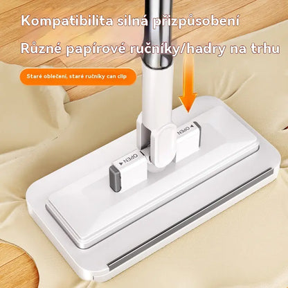 💦Multifunkční mop s klipem na hadřík, nový mop do domácnosti, který nevyžaduje mytí✅ 4239867